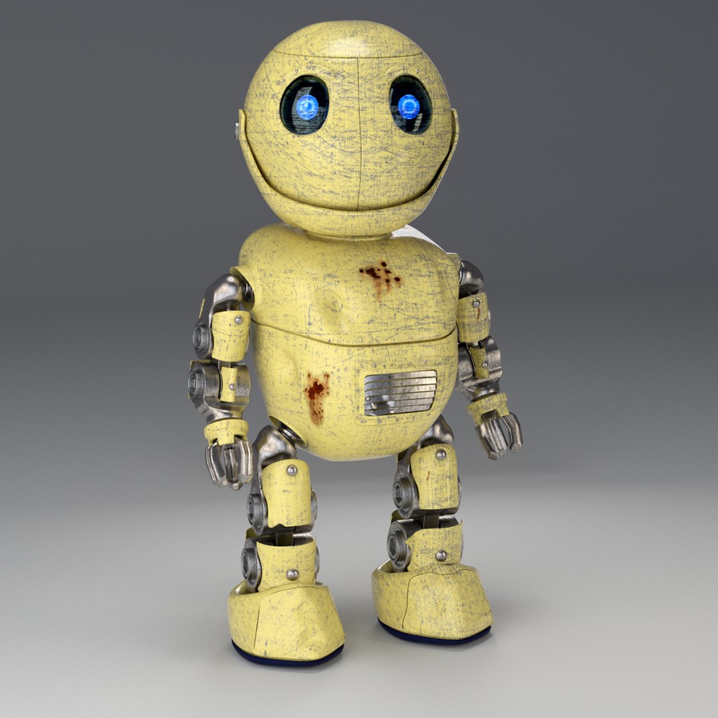 Friendy Robot, Mesh only preview image 1